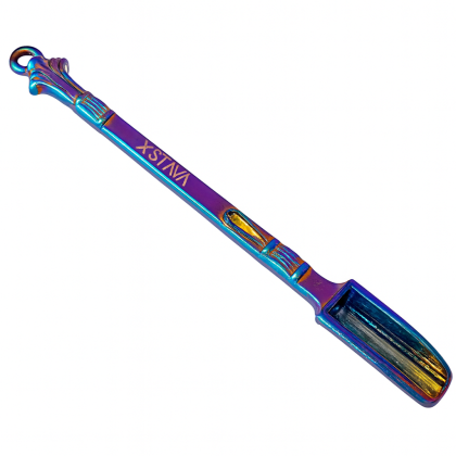 Xstava polished metal spoon